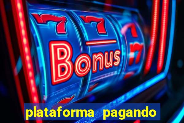 plataforma pagando bonus no cadastro